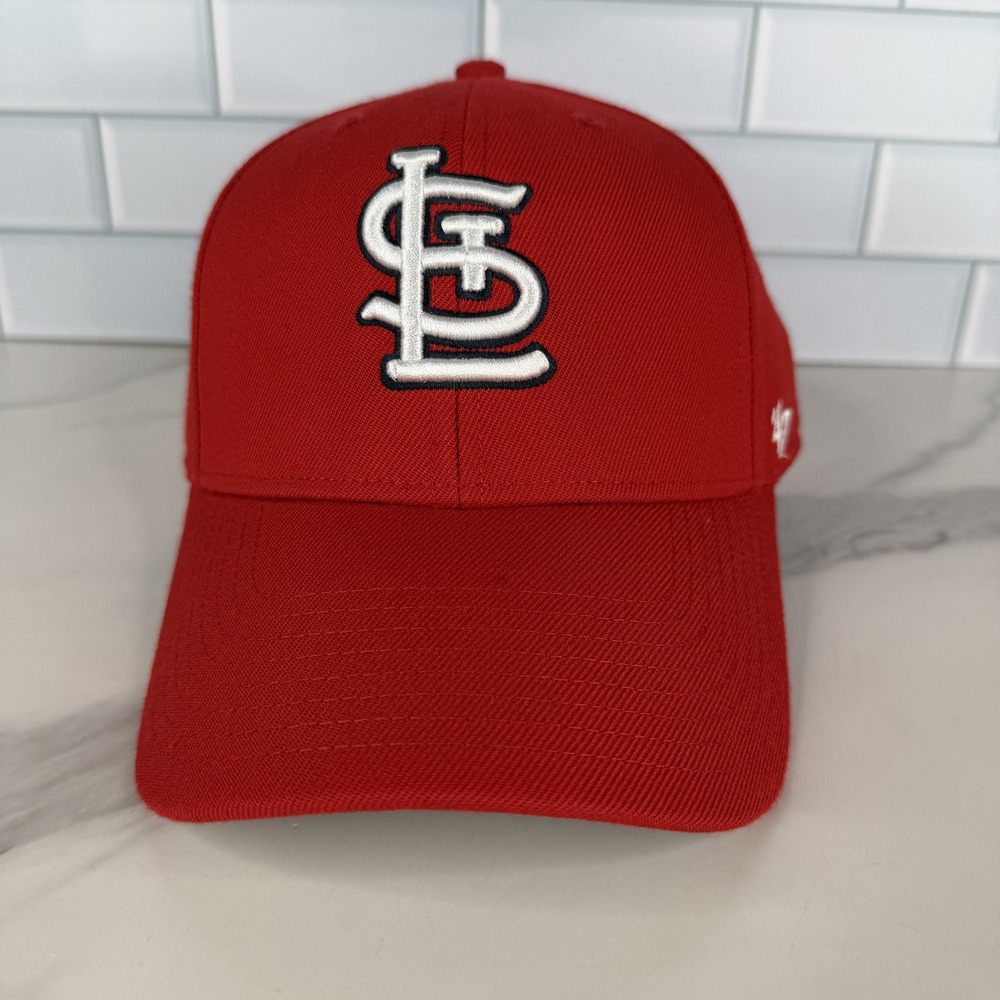 St. Louis Cardinals Hat Cap Strap Back Mens One Size‎ Red MLB Baseball 47